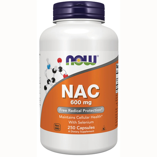 Now NAC 600mg – 250 cápsulas 